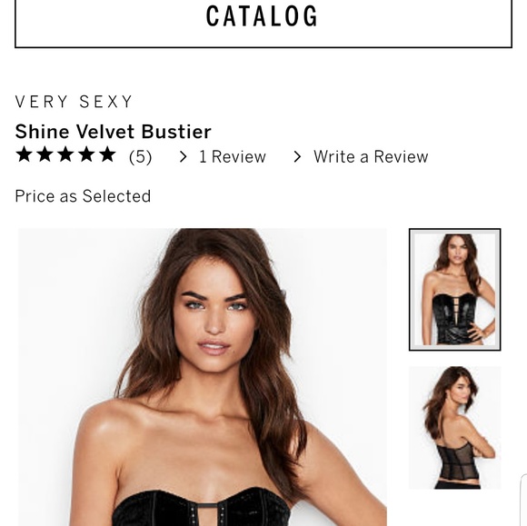 Victoria's Secret Other - NWT. Victoria Secret Size small Shiny Bustier